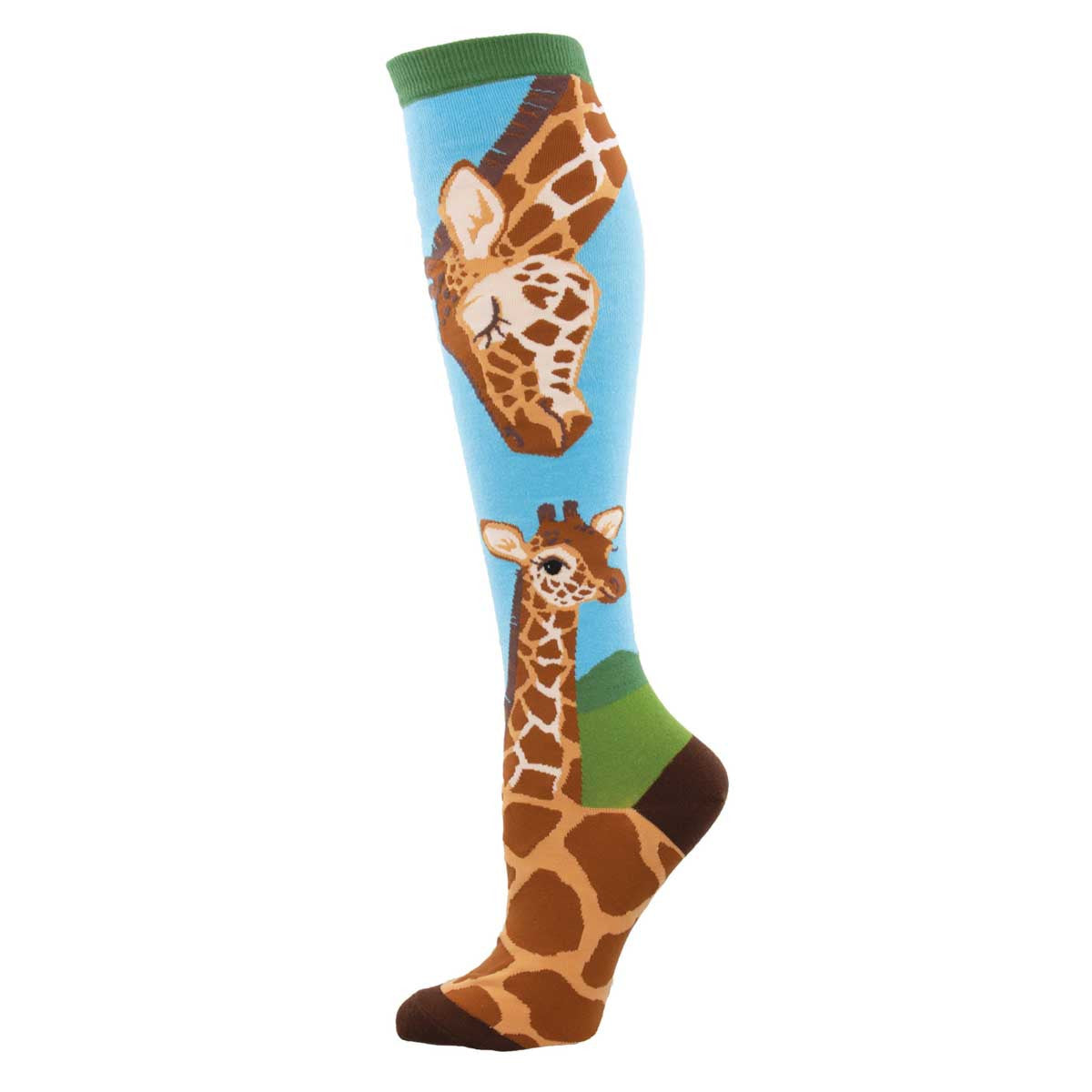 LOVING GIRAFFES, WOMEN'S KNEE HIGH