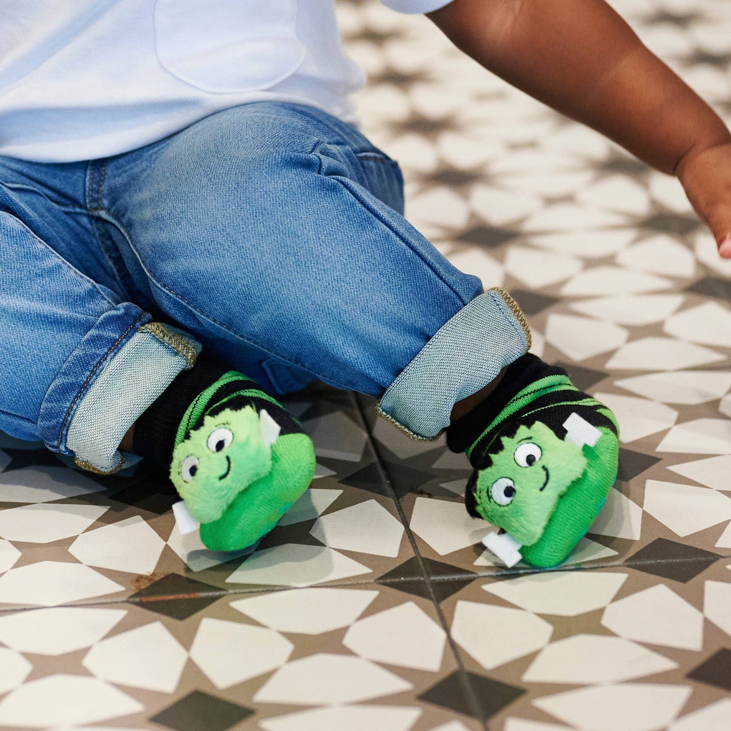 Frankenstein Halloween Boogie Toes Rattle Socks
