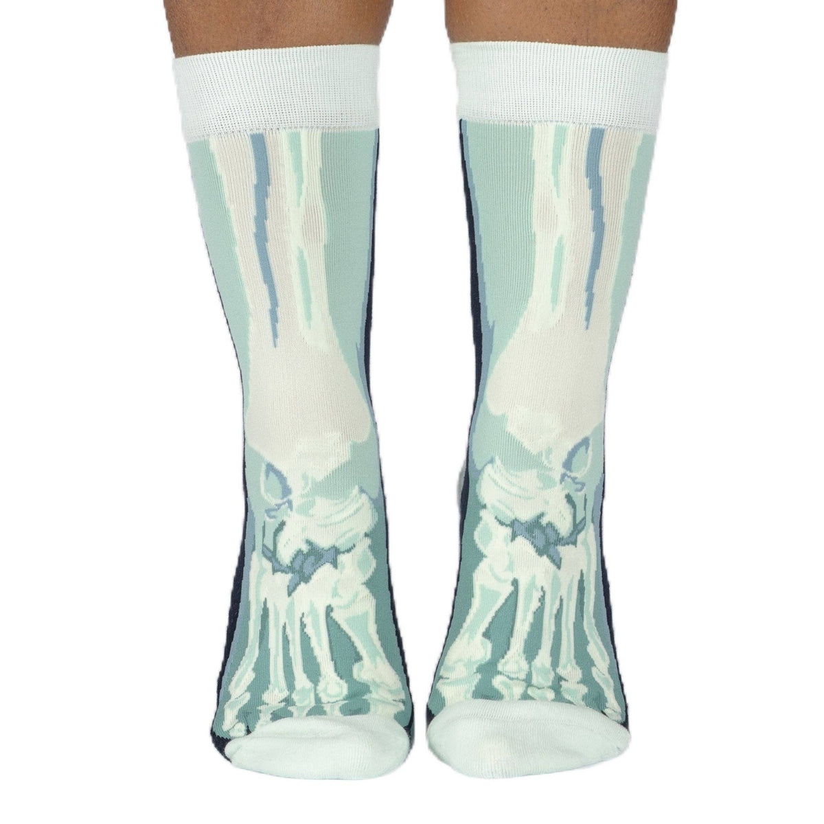 Skeletoes X-ray Crew Socks | Halloween Skeleton