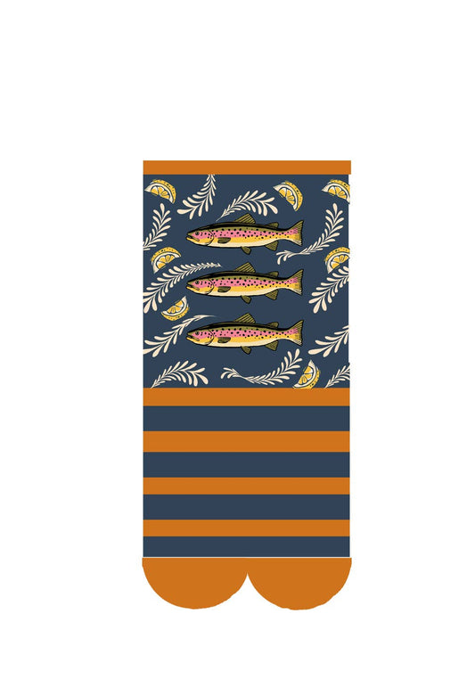 Water Trail Women's Cotton Dress Crew Socks