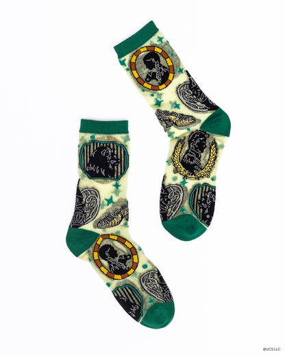 Wicked All Roads Lead to Oz Shimmer Sheer Crew Socks