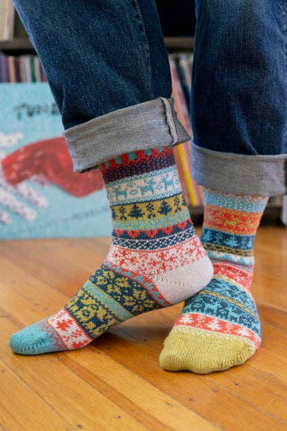 Spritz Crew Socks Sustainably Made Festive Winter Socks