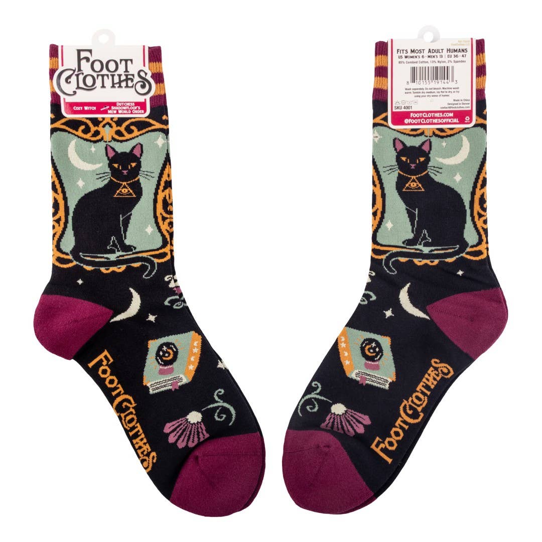 Duchess Shadowfloof's Mew World Order Crew Socks