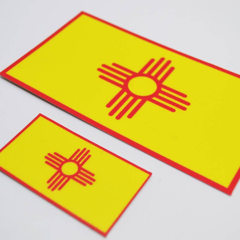 Zia Yellow Flag – Sticker