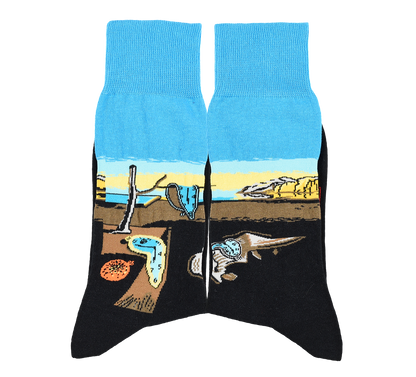 Salvador Dalí - The Persistence of Memory Cotton Crew Socks