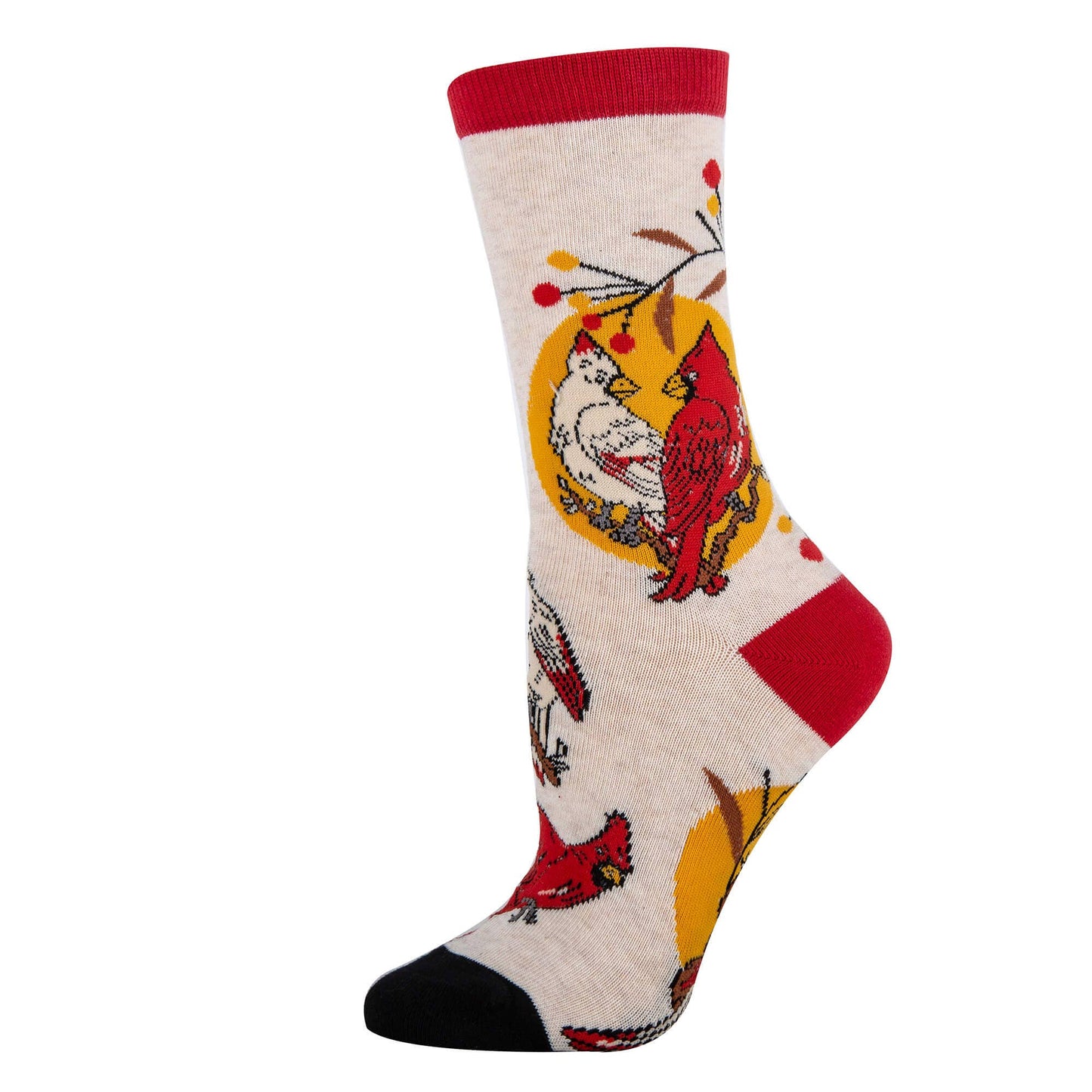 Always Cardinal Women's Cotton Crew Socks