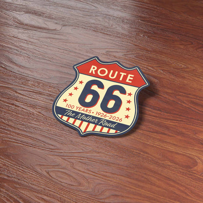 The Mother Road Route 66 Sticker - 100th Anniversary Decal