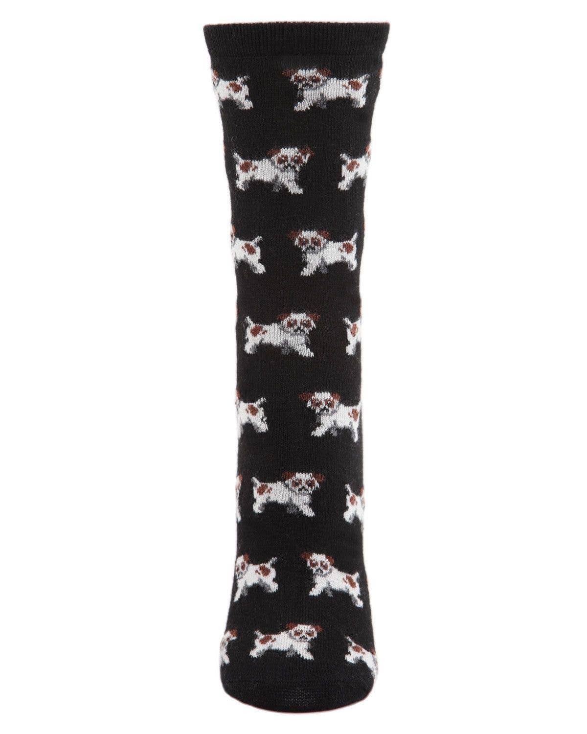 WOMEN'S DOGS CASHMERE BLEND CREW SOCKS
