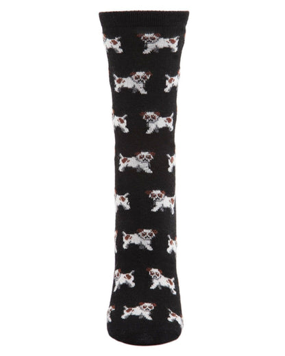 WOMEN'S DOGS CASHMERE BLEND CREW SOCKS