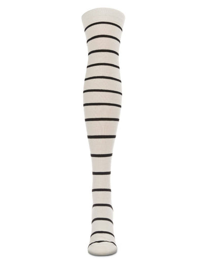 STRIPE CASHMERE BLEND OVER THE KNEE WARM SOCKS