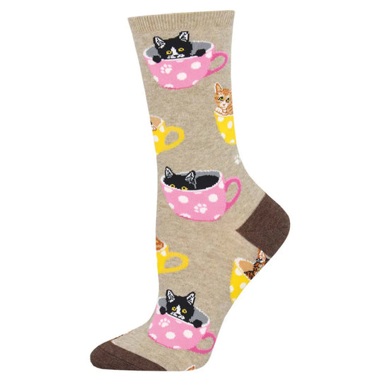 CAT-FEINATED WOMEN'S CREW