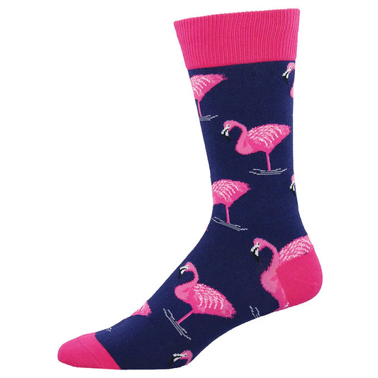 FLAMINGO MEN'S COTTON CREW SOCKS