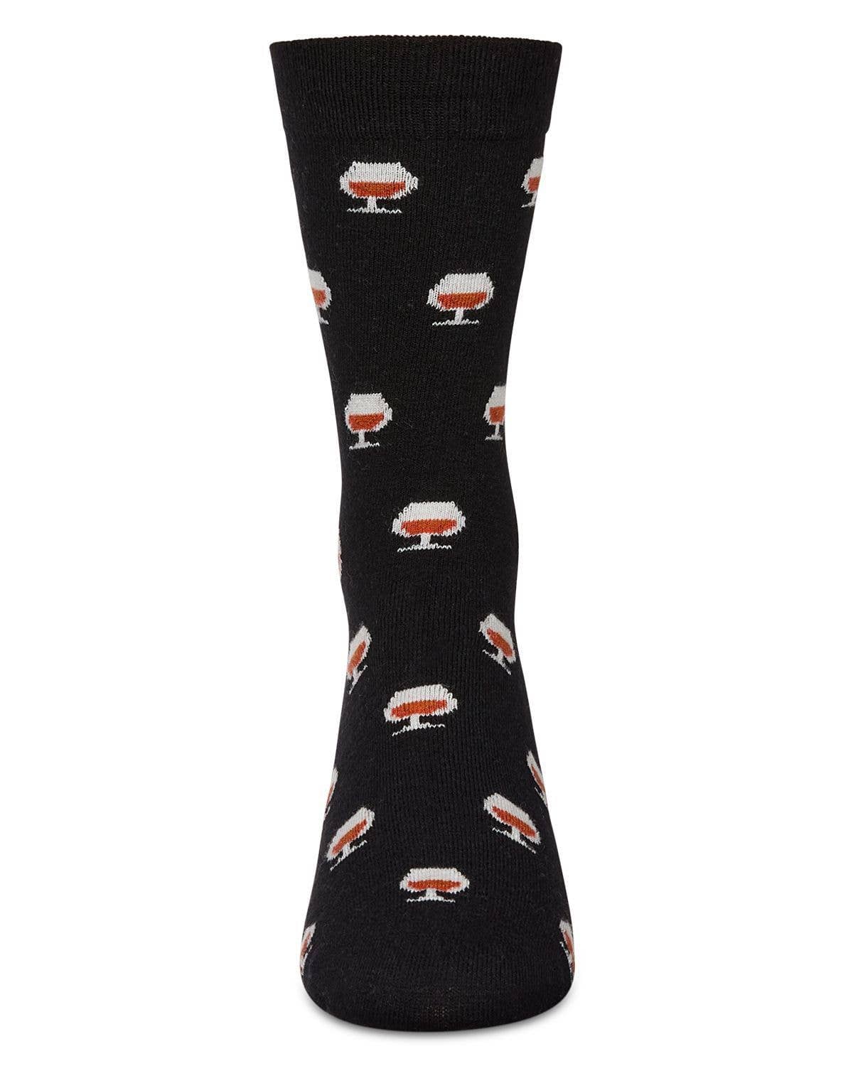 MEN'S WHISKEY CASHMERE BLEND CREW SOCKS
