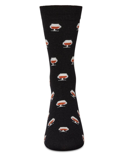 MEN'S WHISKEY CASHMERE BLEND CREW SOCKS