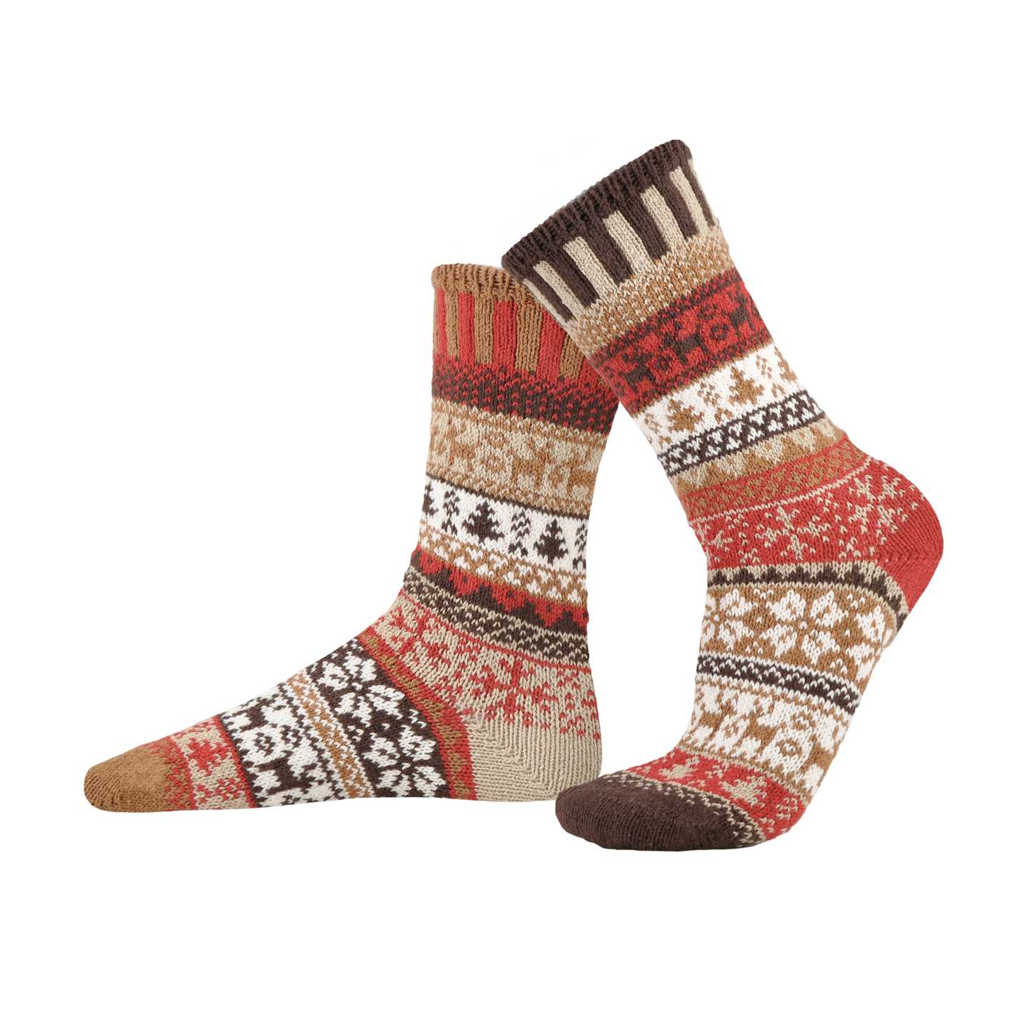 Cocoa Crew Socks Sustainably Made Festive Holiday Socks