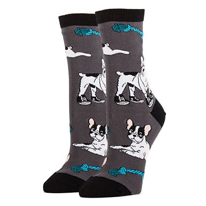 PARDON MY FRENCH WOMEN'S CREW SOCKS