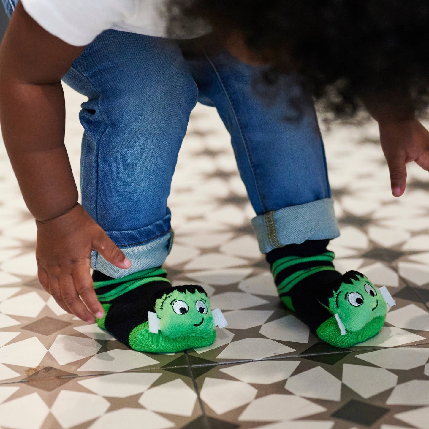 Frankenstein Halloween Boogie Toes Rattle Socks