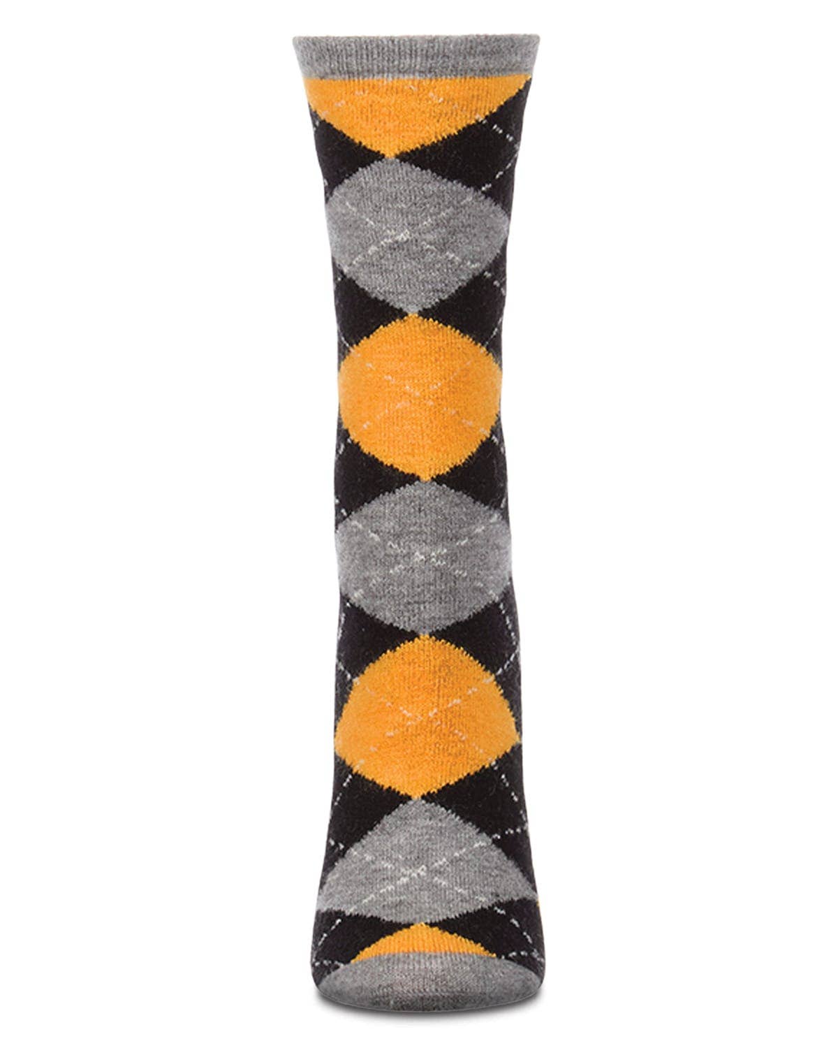 Women's Argyle Cashmere Crew Socks