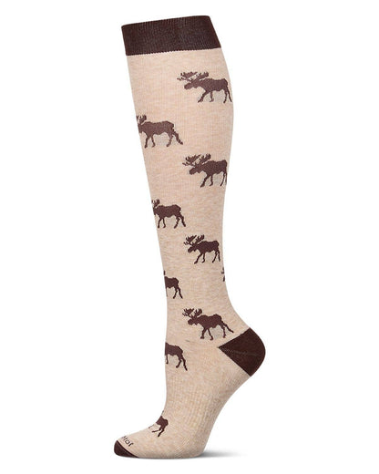 Moose Cotton Compression Socks