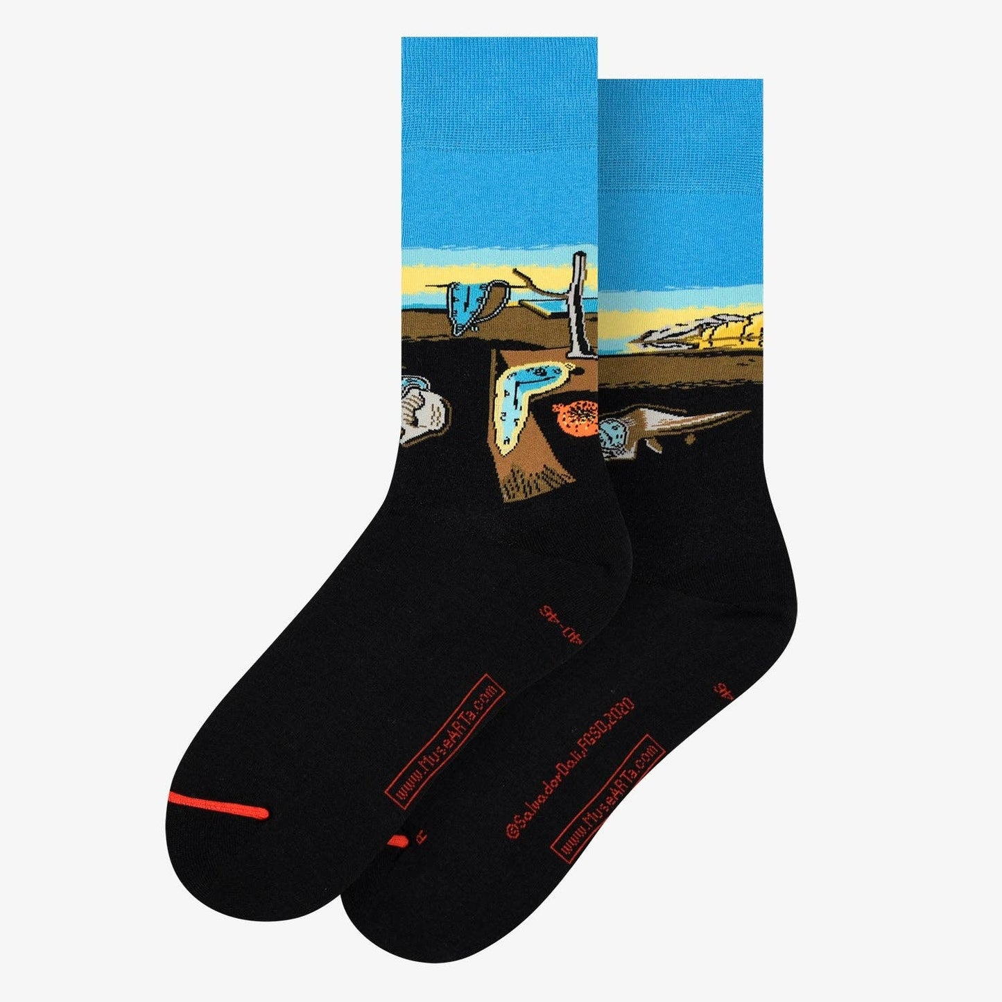 Salvador Dalí - The Persistence of Memory Cotton Crew Socks