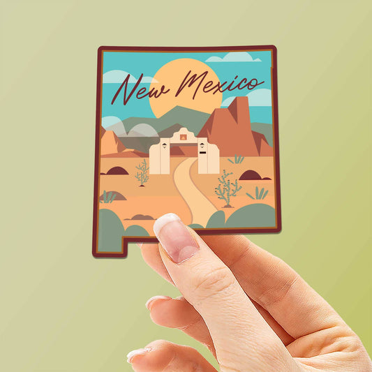 New Mexico Desert Landscape Sticker