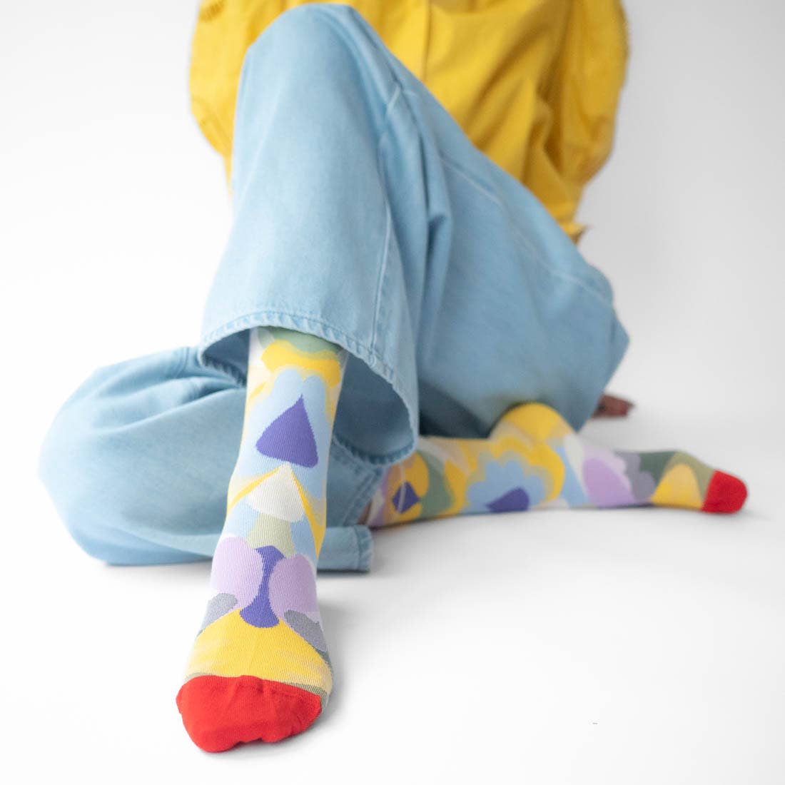 Abstract Natural Sock