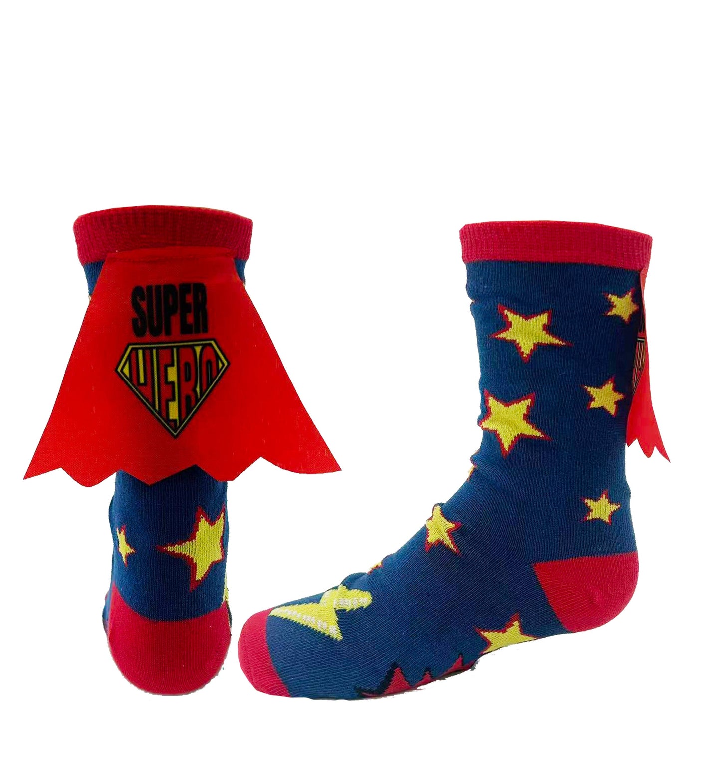 3D Super Hero | Kids' Funny Crew Socks