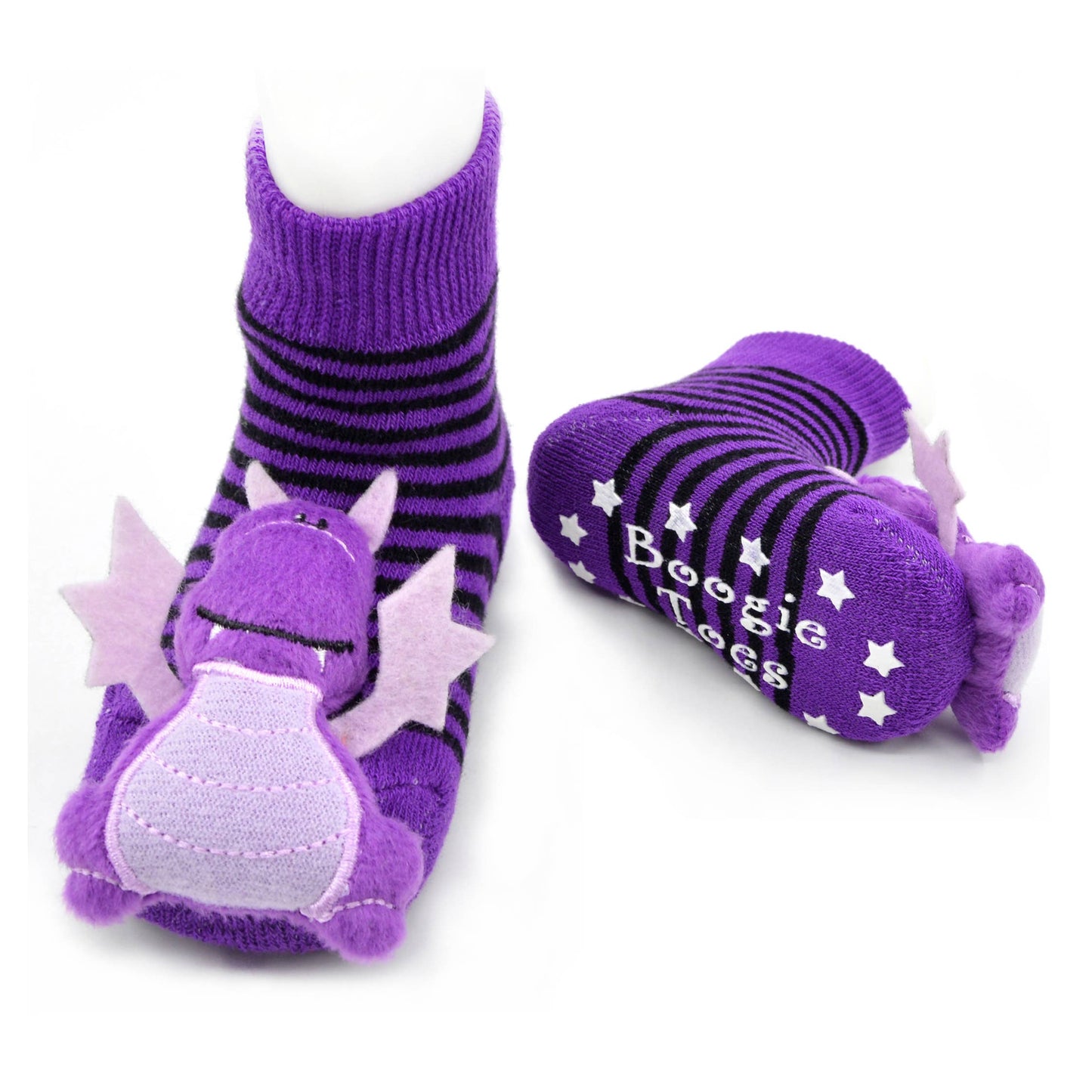 Purple Dragon Halloween - Boogie Toes Rattle Socks