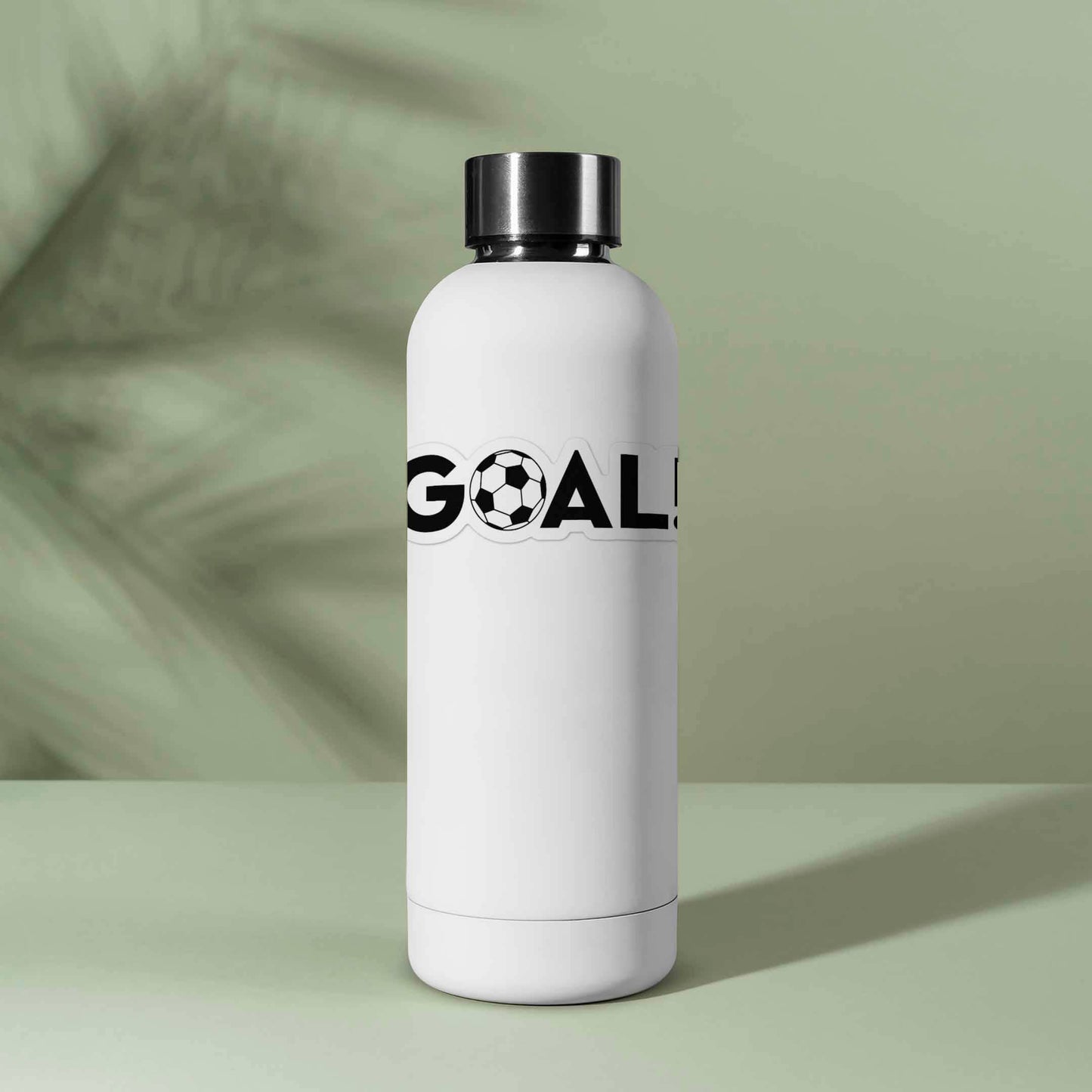 Goal Soccer Ball Sticker - Sports Decal for Water Bottle