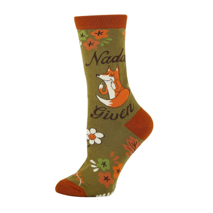 NADA FOX GIVEN WOMEN'S CREW SOCKS