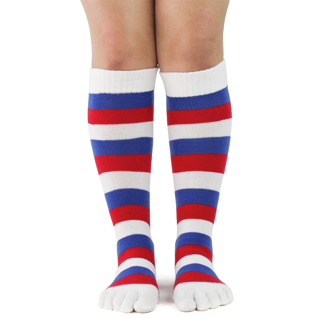 Kids Red White and Blue Toesock