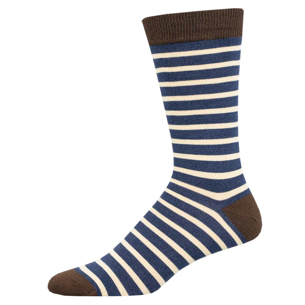 SAILOR STRIPE MEN'S BAMBOO CREW SOCKS