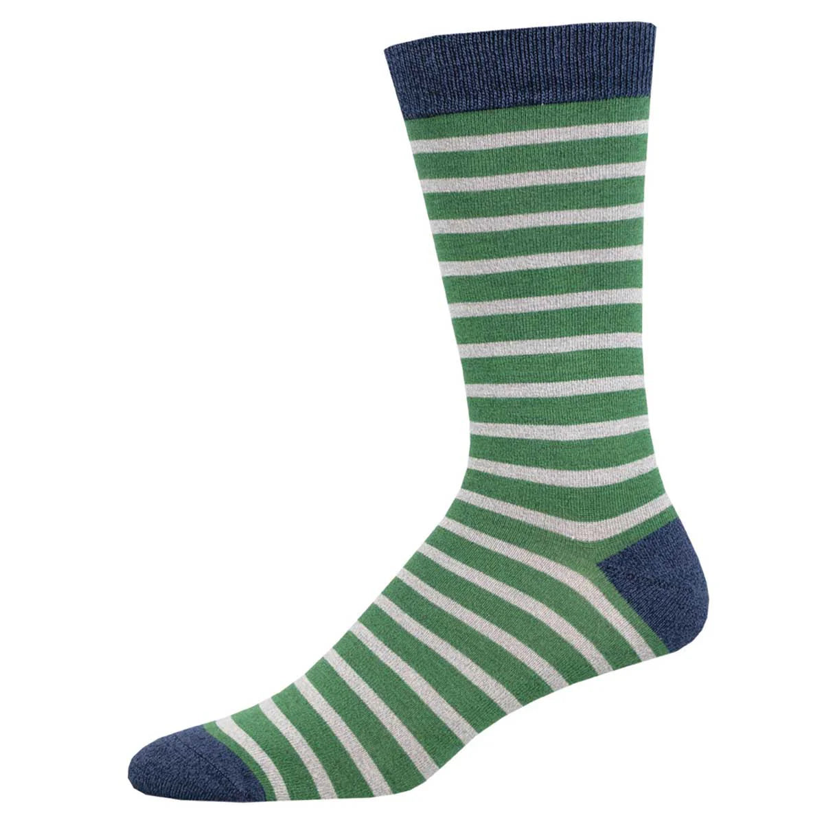 SAILOR STRIPE MEN'S BAMBOO CREW SOCKS