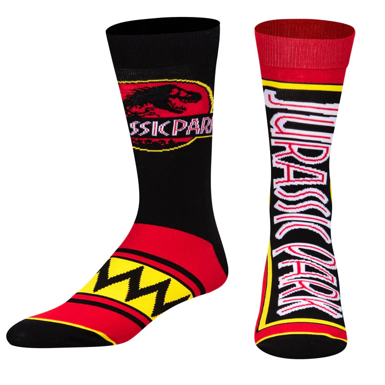 JURASSIC PARK SPLIT CREW SOCKS