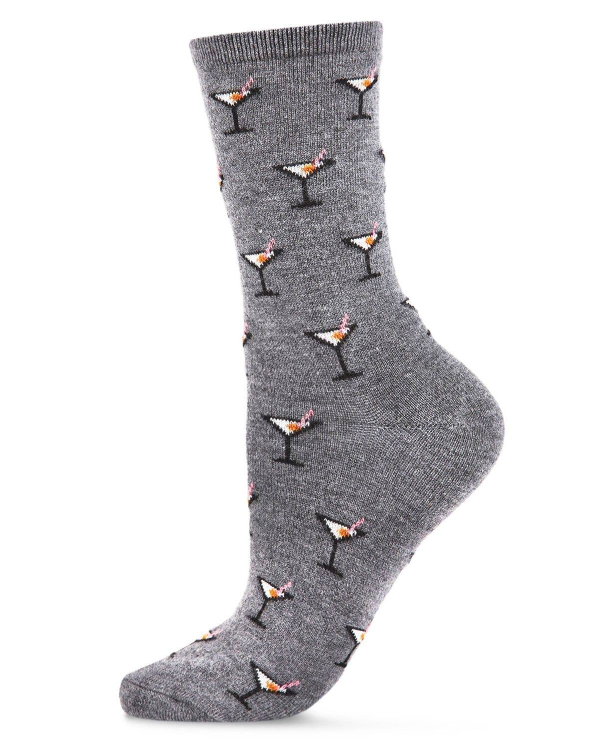 WOMEN'S MARTINI CASHMERE BLEND CREW SOCKS