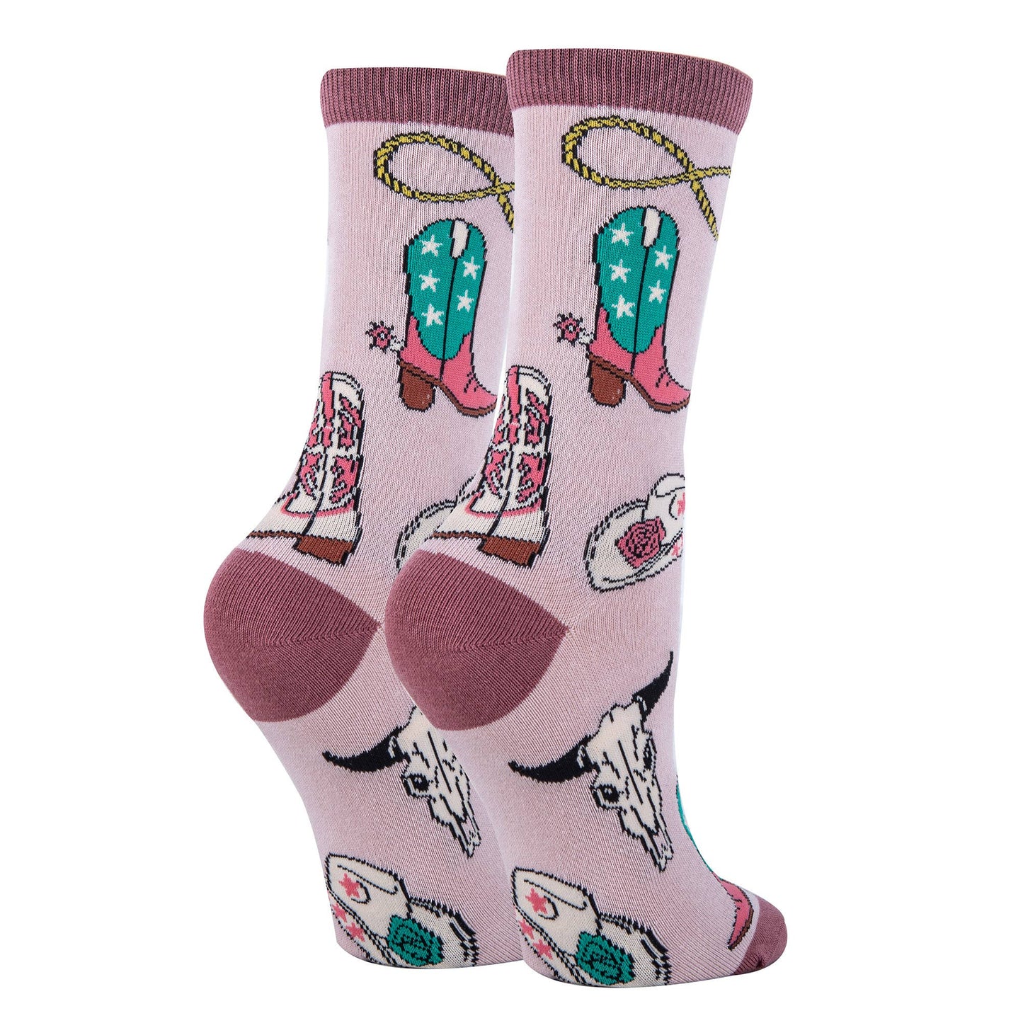 Cowgirl Tng Women's Western Cotton CrewSocks