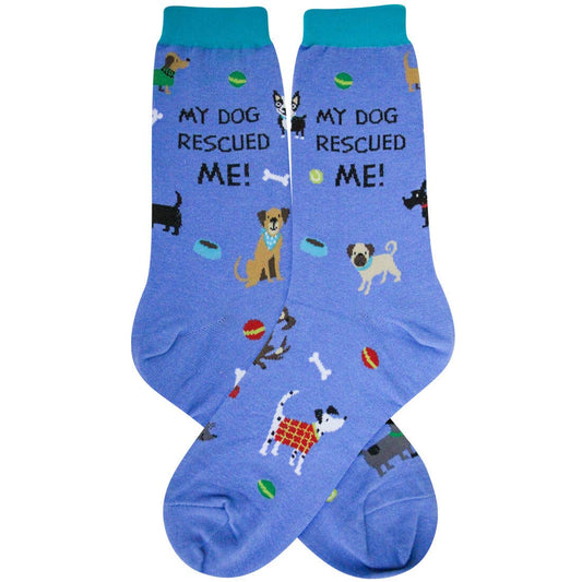 Rescue Dog Women's Cotton Crew Socks