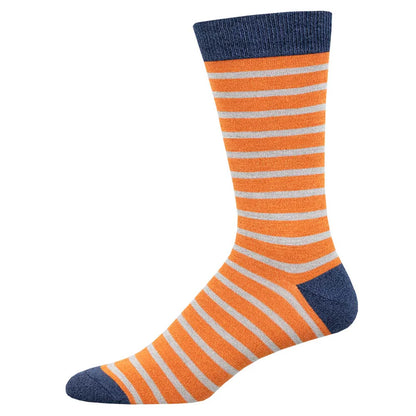 SAILOR STRIPE MEN'S BAMBOO CREW SOCKS