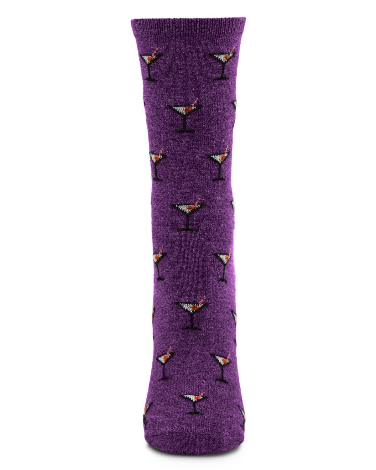WOMEN'S MARTINI CASHMERE BLEND CREW SOCKS