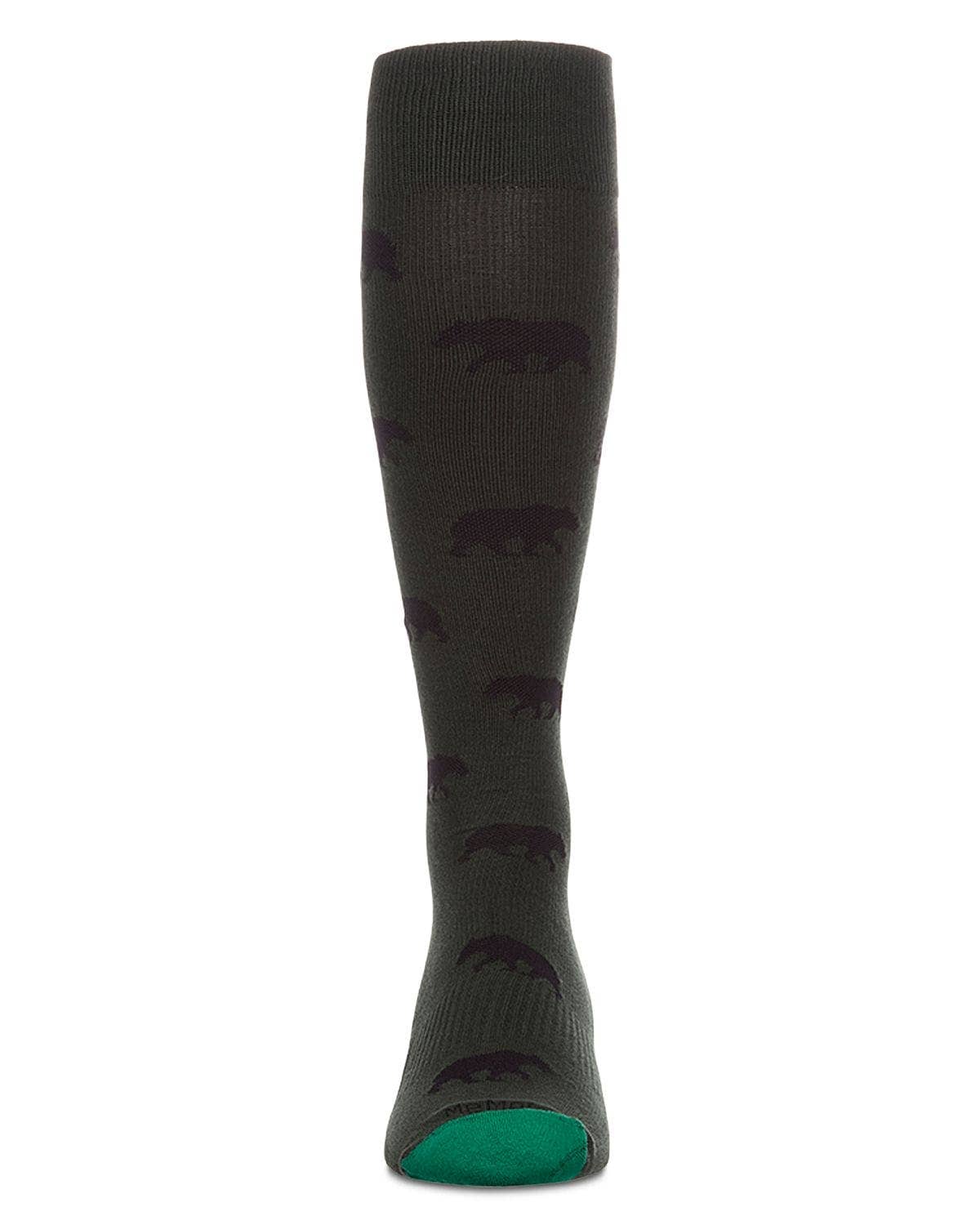Black Bear Cotton Compression Socks