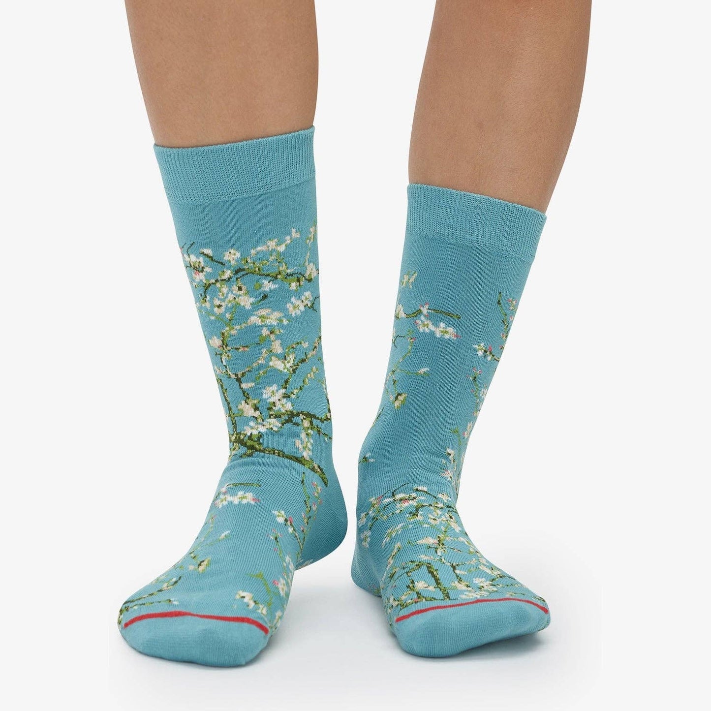 Vincent Van Gogh Almond Blossom  Cotton Crew Socks