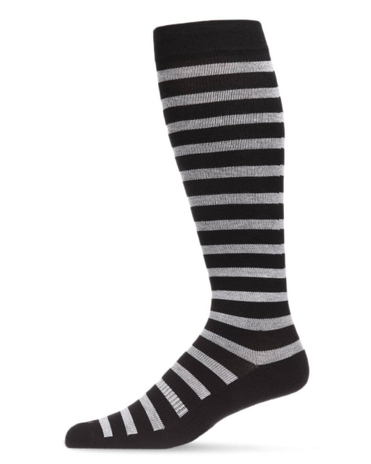 Cabana Stripe Bamboo Blend 8-15mmHg Graduated Compression Socks