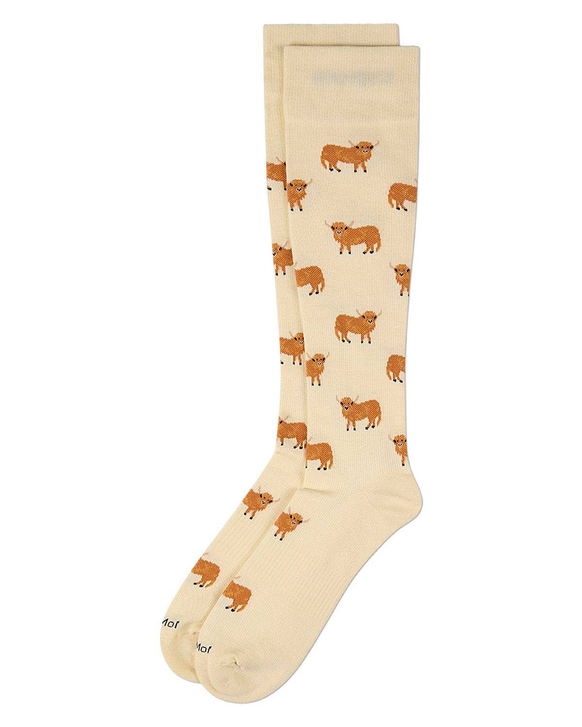 Highland Cow Mens Bamboo Compression Socks