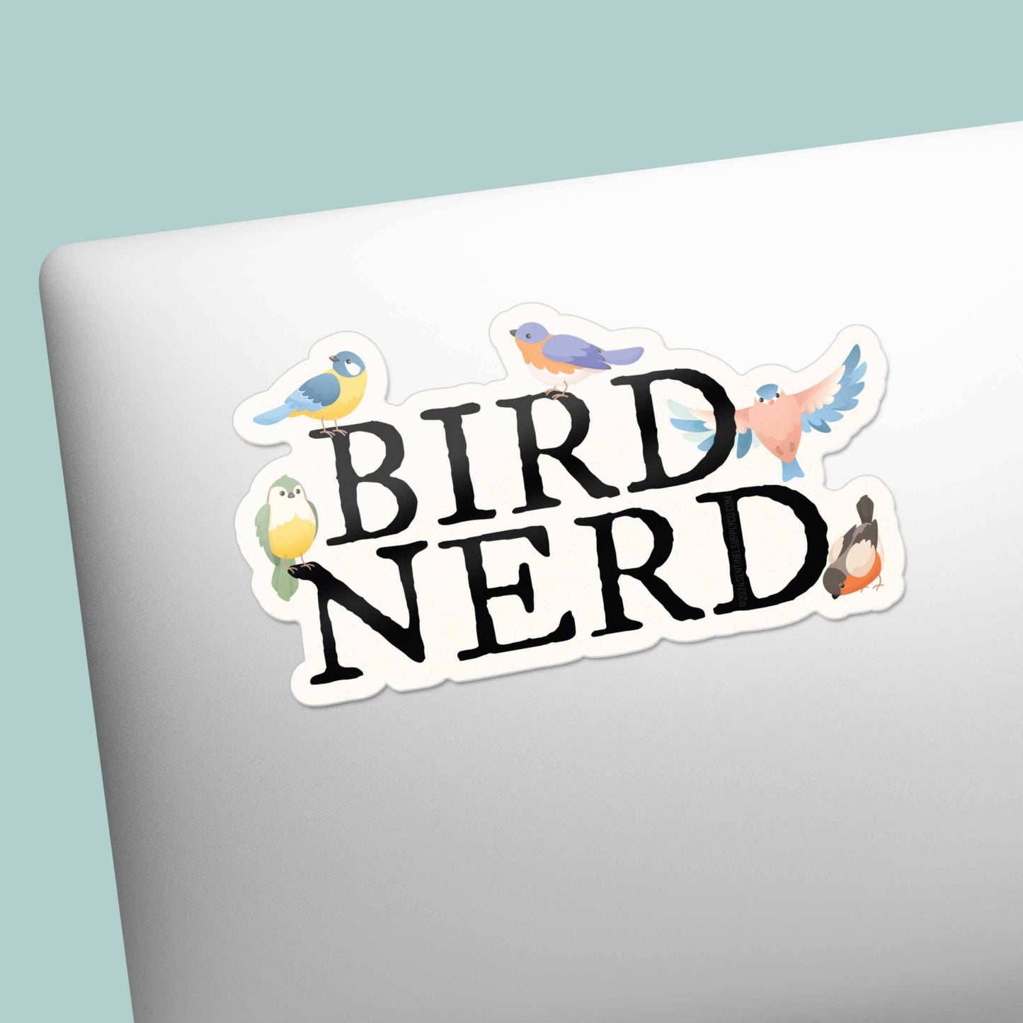 Bird Nerd Birding Sticker - Cute Birdwatcher gift