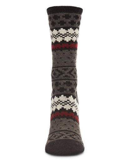 Women's Winter Fairisle Cashmere Crew Socks