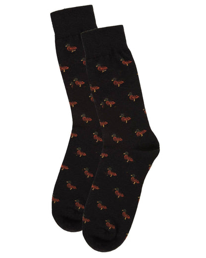 MEN'S DUCK CASHMERE BLEND CREW SOCKS