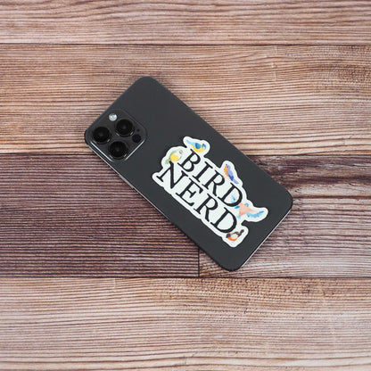 Bird Nerd Birding Sticker - Cute Birdwatcher gift