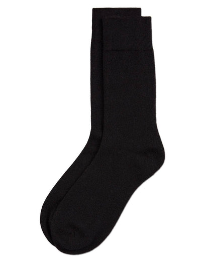 MEN'S SOLID CASHMERE BLEND EVERYDAY CREW SOCKS