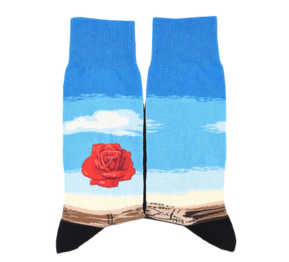 Salvador Dalí - The Meditative Rose Cotton Crew Socks