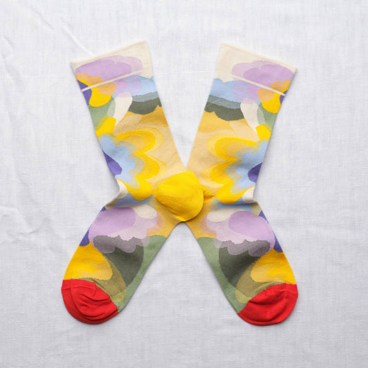 Abstract Natural Sock